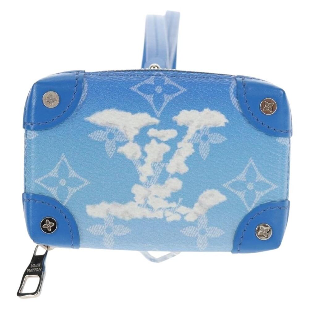 Louis Vuitton Monogram Clouds Soft Trunk Wallet Blue